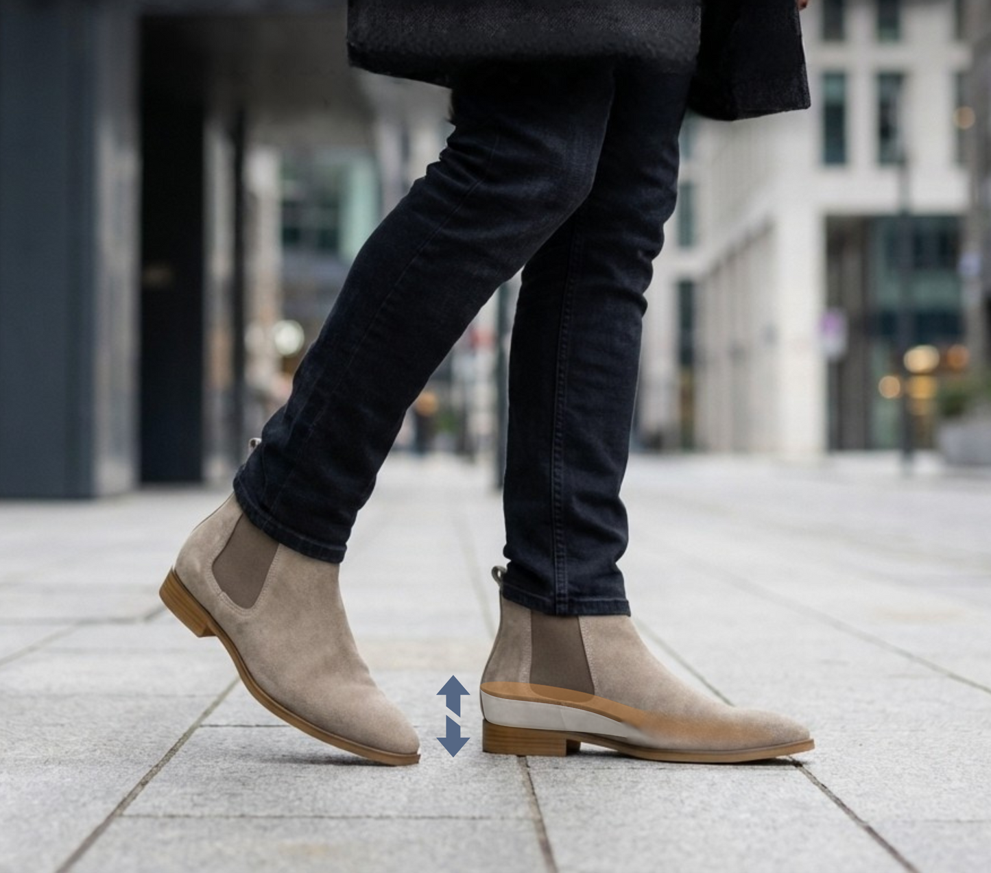Volo Alte Granada Chelsea Elevator Boots